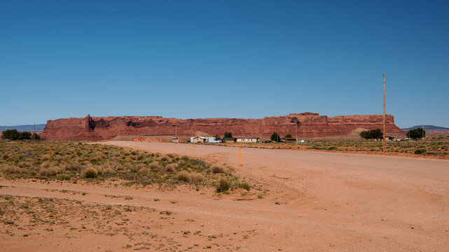 Red Rock Mesa along U.S. Highway 191