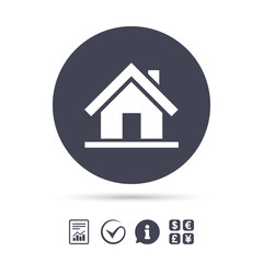 Home sign icon. Main page button. Navigation.