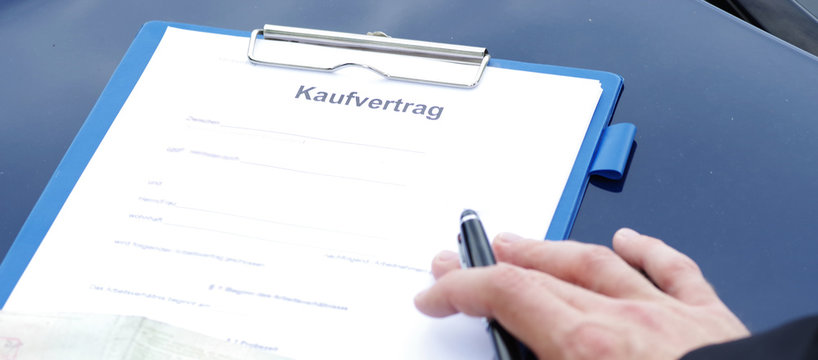 Autokauf, Kaufvertrag 