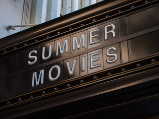 Obraz premium Summer Movies Marquee