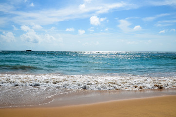 Romantic beach in Tangalle . Sri Lanka