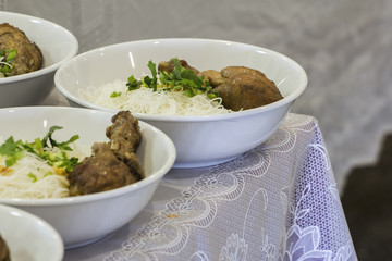 Chicken noodle soup.