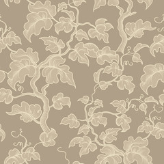 Floral seamless pattern. Flower background. Floral vector textur