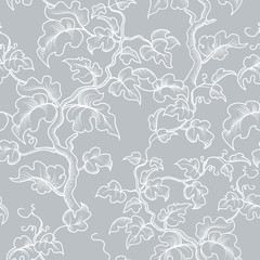 Floral seamless pattern. Flower background. Floral vector texture