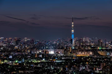 Papier peint photo Séoul スカイツリーと東京都心の夜景  © hit1912