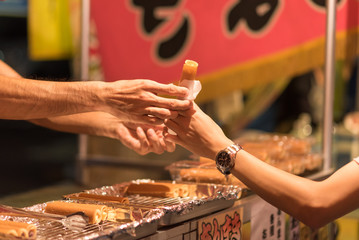 Fototapeta premium 夏祭り・出店の風景