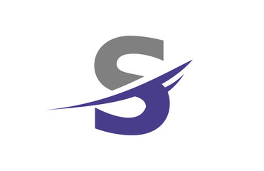 S Swoosh Letter Logo