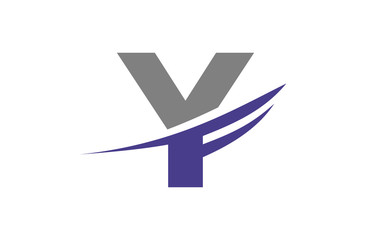 Y Swoosh Letter Logo