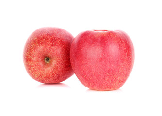 red apples on white blackground