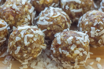 Date and nut truffles
