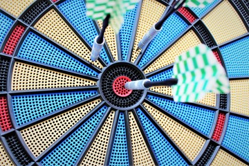 An image of darts - target