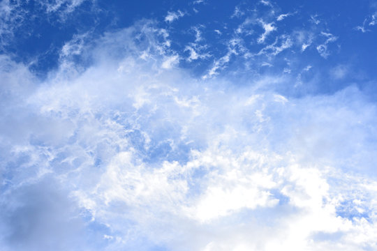 Beautiful cloudscape for nature background, Blue sky