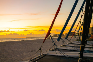 Fototapeta premium Marco Island Beach Sunset