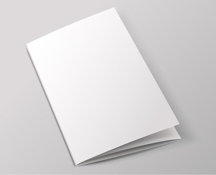 Blank brochure template : Vector Illustration