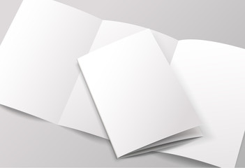 Blank brochure template : Vector Illustration