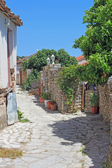 Grèce, ruelle,  ville de Nafpaktos