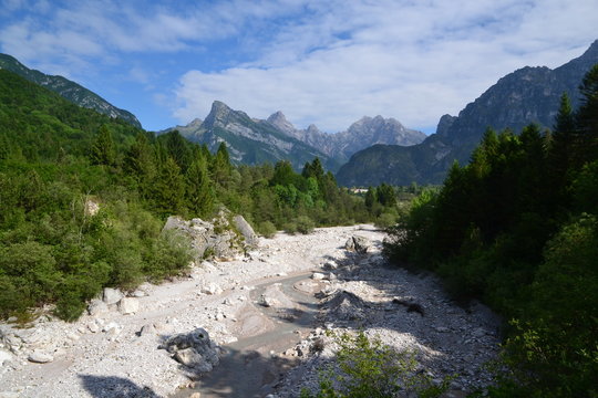 Claut - torrente Cimoliana