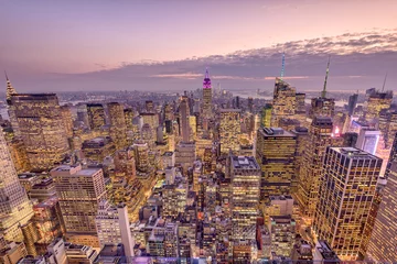 Photo sur Plexiglas New York Paysage urbain de la ville de New York