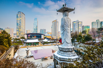 Fototapeta premium Seul, Korea Południowa Temple