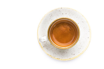 cup of coffee isolated