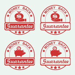 round red stamp set
