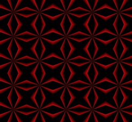 Fototapeta premium Black and Red Geometric Design