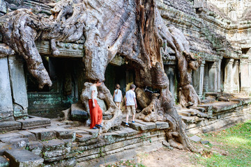 Fototapeta na wymiar Preah Khan jungle temple