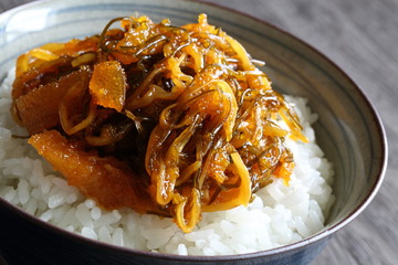 松前漬け　Local cuisine in Hokkaido