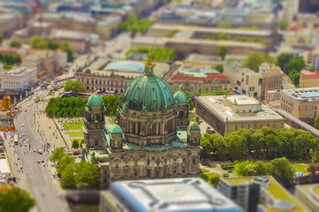 Aerial view of the Museum Island in Berlin © wavemovies