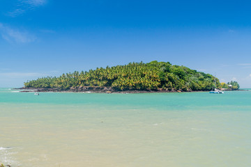 Ile Saint Joseph island in archipelago of Iles du Salut (Islands of Salvation) in French Guiana