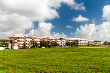 Residential area of Kourou, French Guiana.