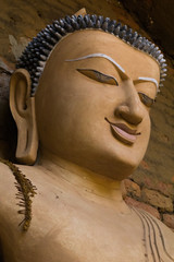 Buddha figure, Pa tha da Temple, Bagan, Myanmar