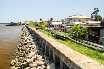 Nieuw Amsterdam village in Suriname