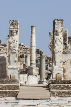Hercules gate in the ancient city of Ephesus (Turkey)