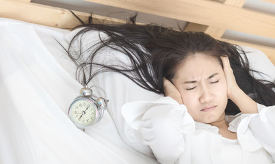 beautiful asian women don't want wake up in the morning