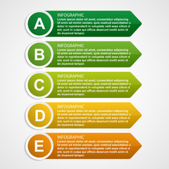 Abstract options infographics template. Infographics for business presentations or information banner. 