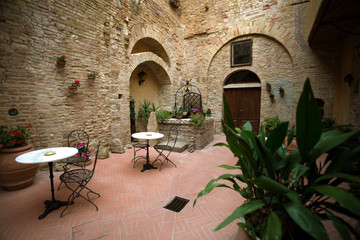Small patio in italy