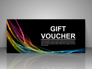 Gift voucher template.