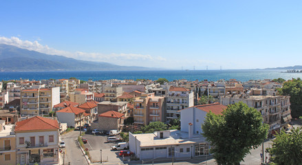 Obraz premium Grèce, ville de Nafpaktos