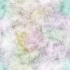 Abstract colorful cloud seamless background.