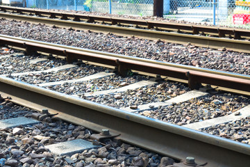 Naklejka premium 嵐山電鉄