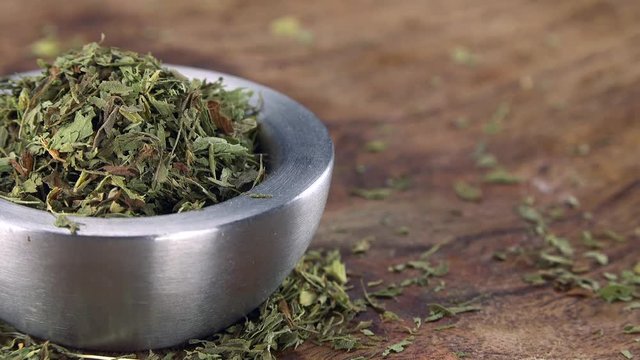 Dried Stevia Leaves (not loopable; 4k)