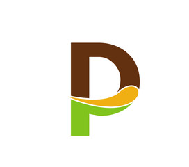 Letter p logo icon
