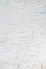 White brick stone blocks wall background and texture.