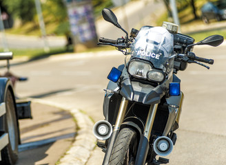 Traffic Police Motorbike