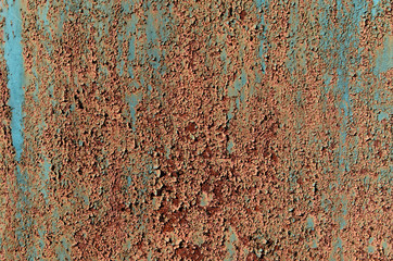 Texture of rusty metal.