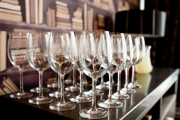Fototapeta premium Wine glasses.