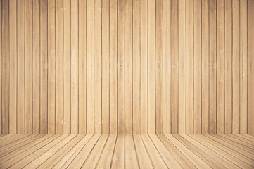 Wooden plank interior