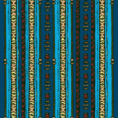 Ethnic Vertical pattern with lines and zigzags