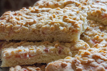 Shortbread cookies (closeup)